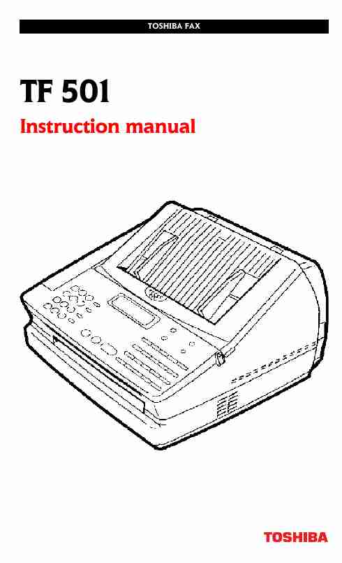 Toshiba Fax Machine TF 501-page_pdf